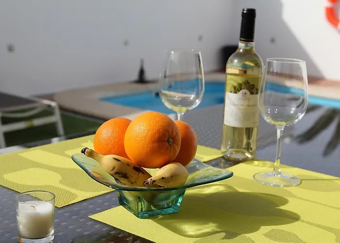 Elegant Playa Blanca: Poolside Retreat Villa